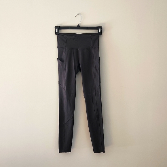 Lululemon Fast and Free High Rise Tight 28" *Brushed in Graphite Size 4 - Picture 6 of 10
